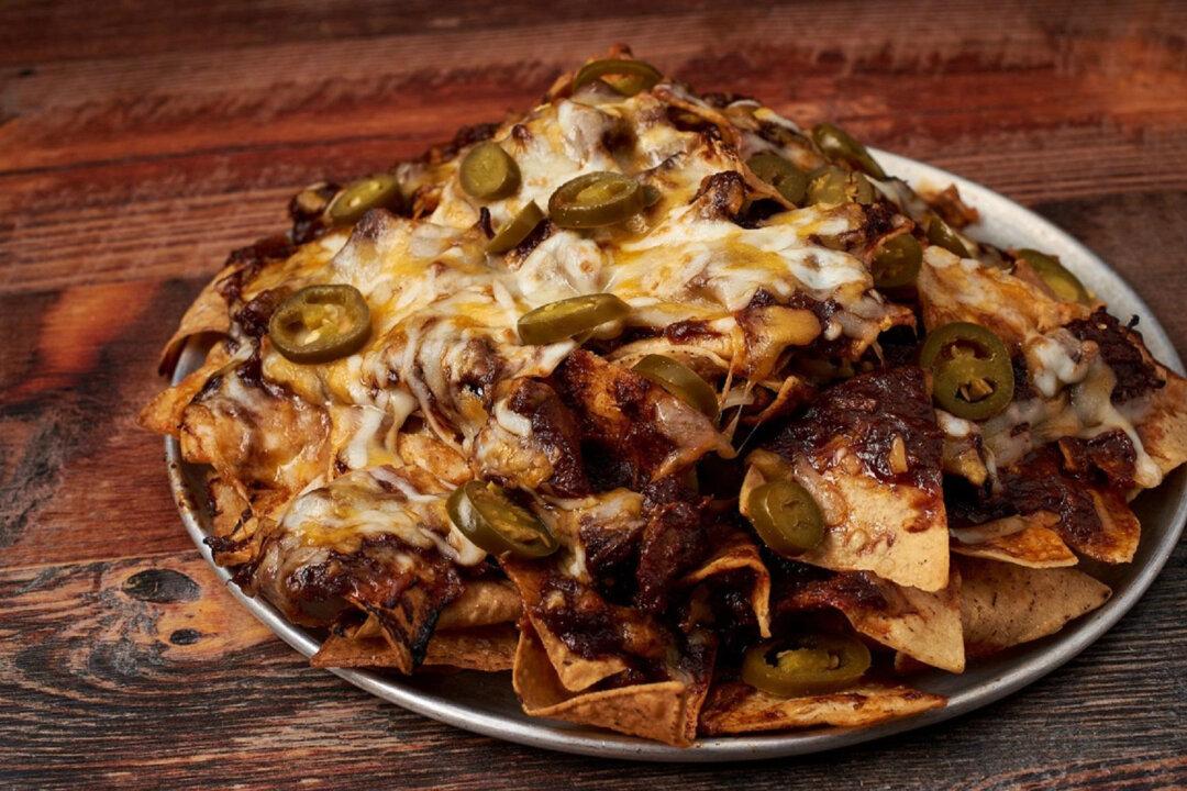Leftover Prime Rib Nachos