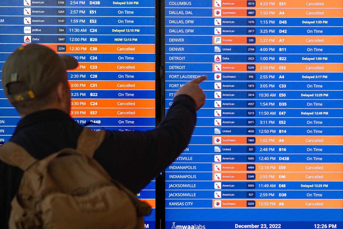 Southwest Airlines Cancels Over 70 Percent of Flights, Blames Winter Storm