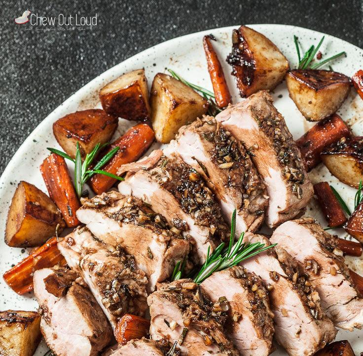 Sheet Pan Roast Pork Tenderloin with Potatoes