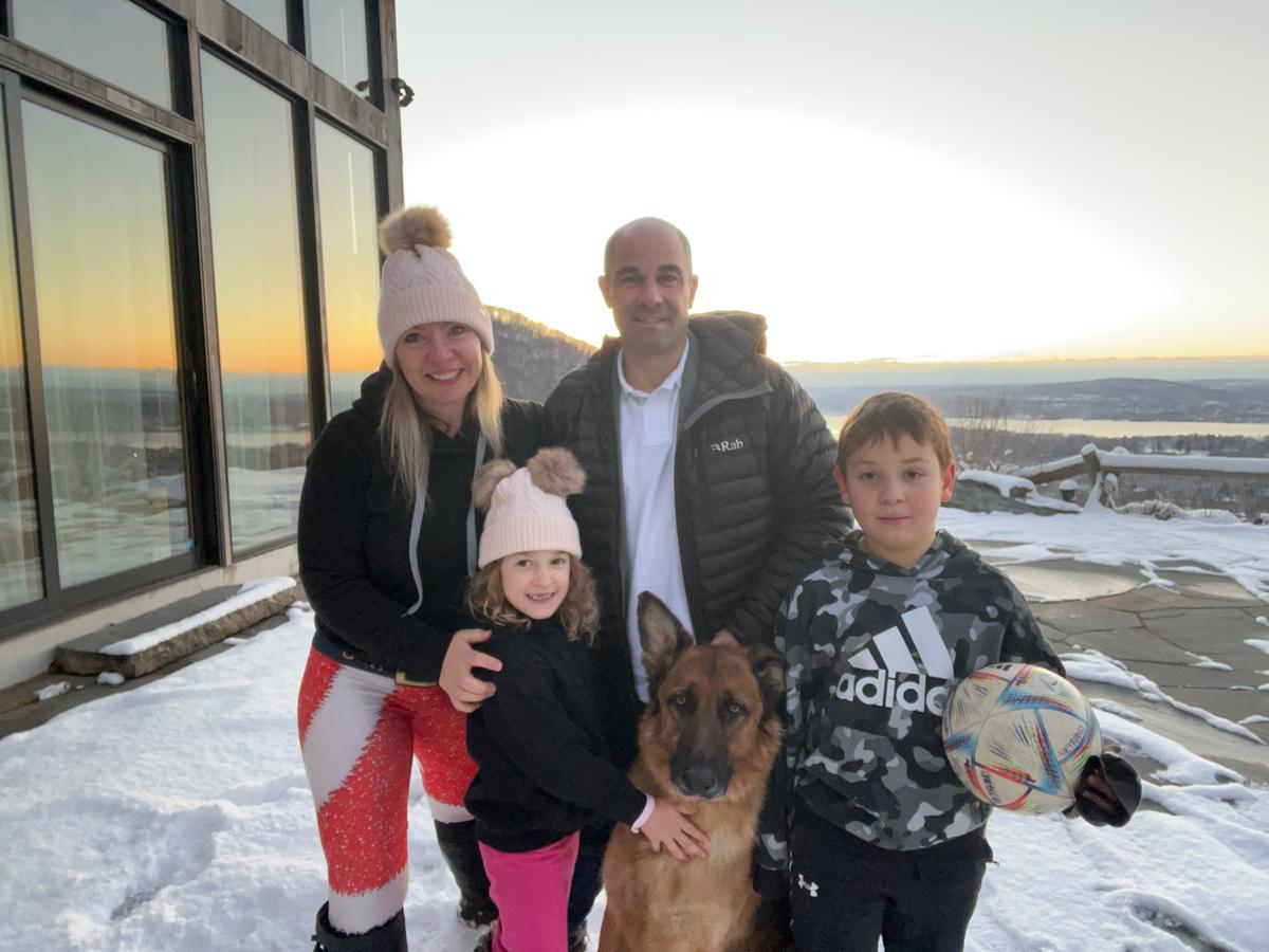Charlotte Guernsey with her husband and two kids. (Courtesy of Charlotte Guernsey)