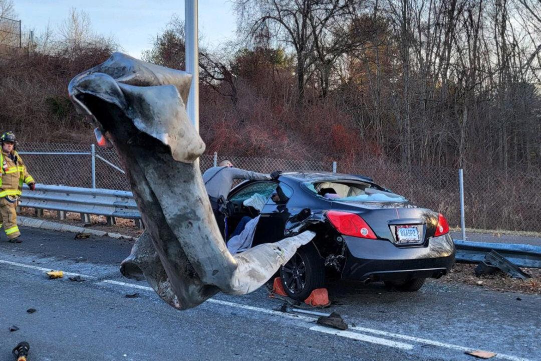 Connecticut Motorist Survives After Steel Guardrail Impales Car From Front to Rear on a Highway