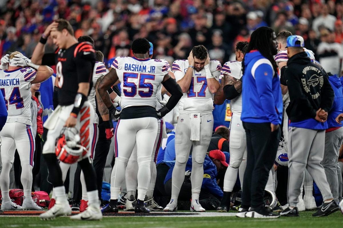 NFL Cancels Bills-Bengals Game After Hamlin’s Cardiac Arrest, to Consider Scenarios for AFC Playoffs