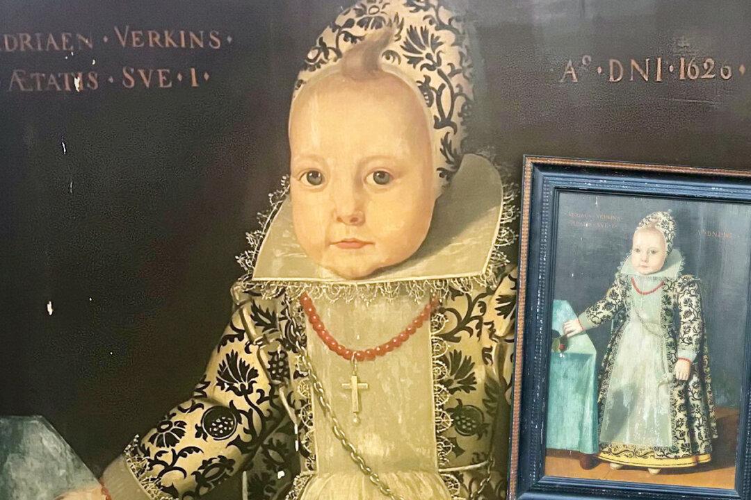 400-Year-Old Painting of Rich Child Found Hidden Away in a Cottage Could Fetch $24,000
