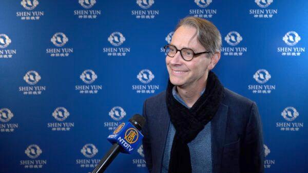 Scott W. Hodgman at the Shen Yun Performing Arts at the Atlanta Symphony Hall, on Jan. 7, 2023. (NTD)