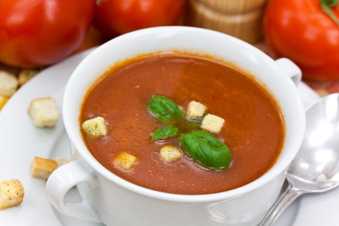 Fire-Roasted Tomato and Eggplant Soup Is an Updated Take on a Childhood Favorite