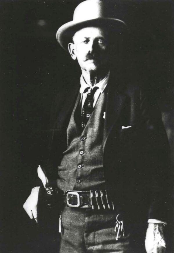 U.S. Deputy Marshal Wiley G. Haines’s 1928 campaign photo from when he ran for sheriff of Osage County, Okla. (Courtesy of J.D. Haines)