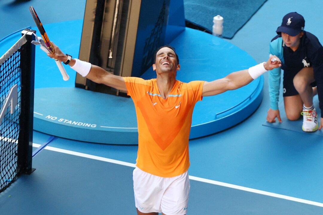 Nadal Grinds Down Cramping Draper to Reach 2nd Round