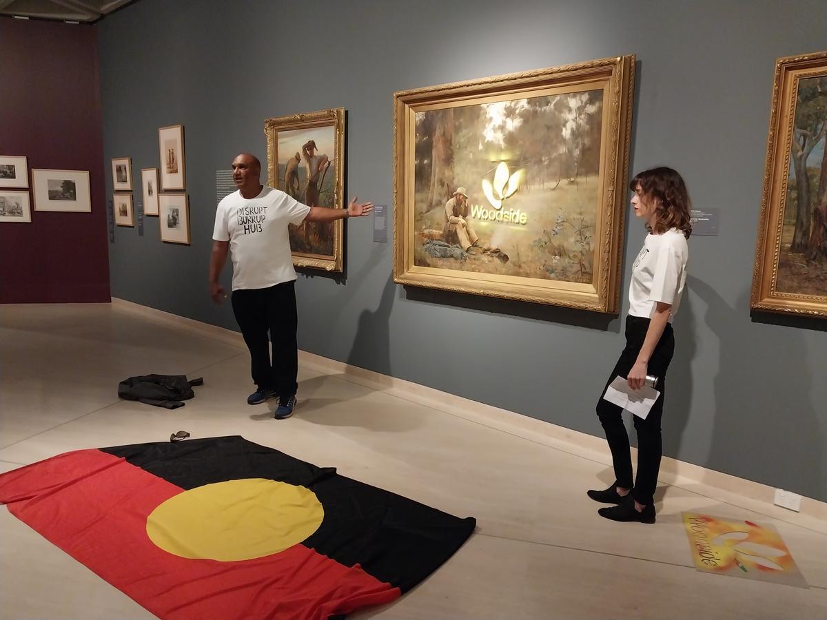 Activists Vandalise 130-Year-Old Iconic Painting With Logo of Energy Company