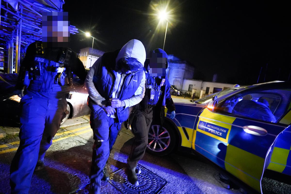 UK Police Arrest More Than 170 in Crackdown on Serious Crime