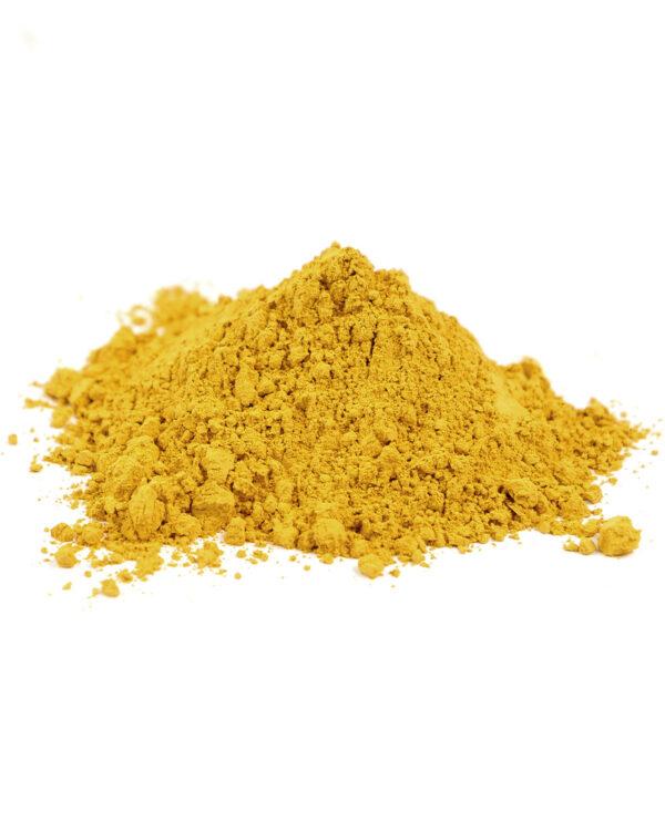 Lemon ocher pigment from Northern Italy. (Courtesy of Natural Pigments)