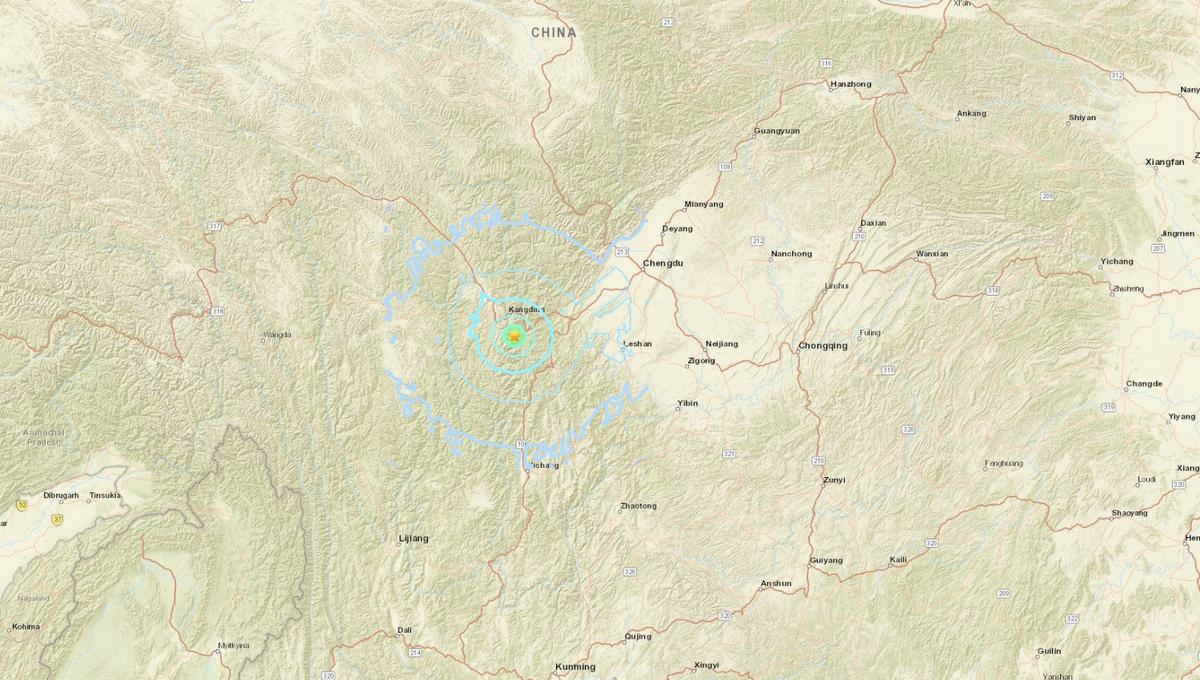 Shallow 5.5 Quake Sets Off Rockslides in Southwest China