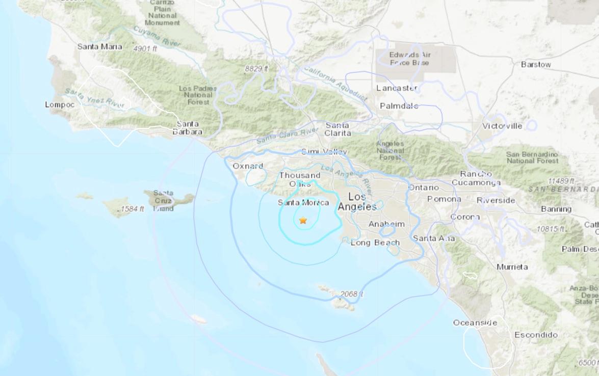 Magnitude-4.2 Earthquake Strikes Near Malibu