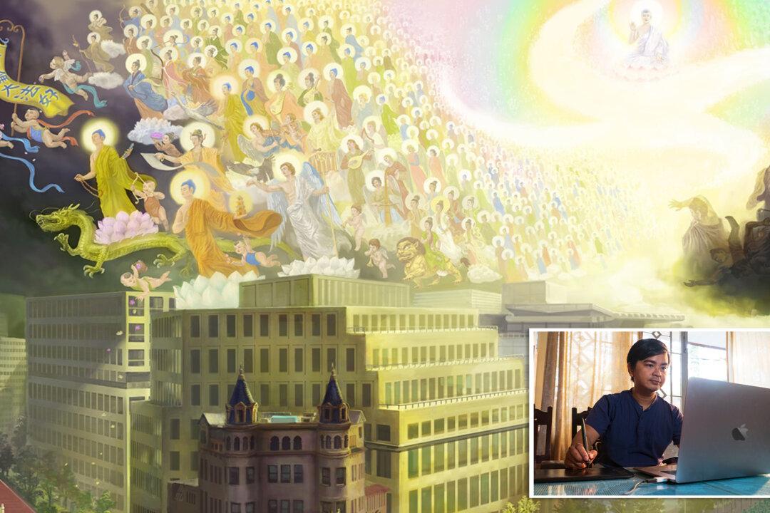 Former Atheist Artist Paints Heavenly Realms, Inspires Kindness in Others: ‘Gods and Buddhas Really Do Exist’