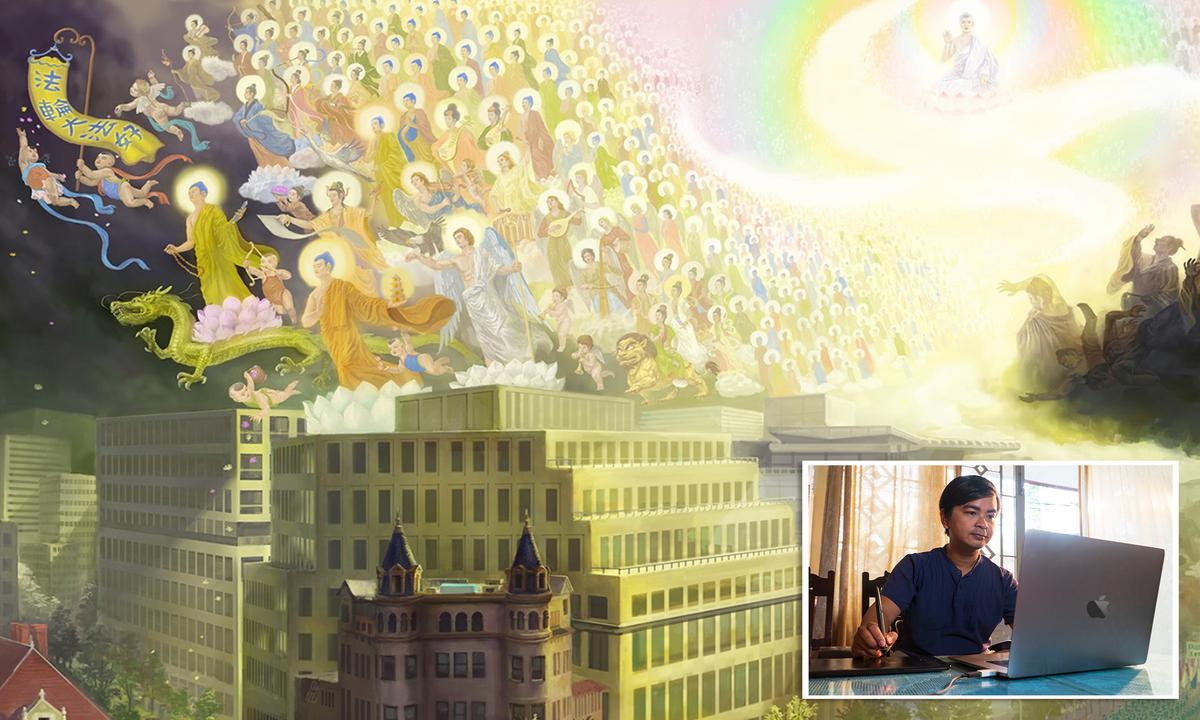 Former Atheist Artist Paints Heavenly Realms, Inspires Kindness in Others: ‘Gods and Buddhas Really Do Exist’