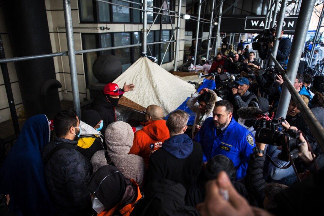 Dozens of Illegal Immigrants Refuse to Leave NYC Hotel for New Mega-Shelter, Citing Poor Conditions