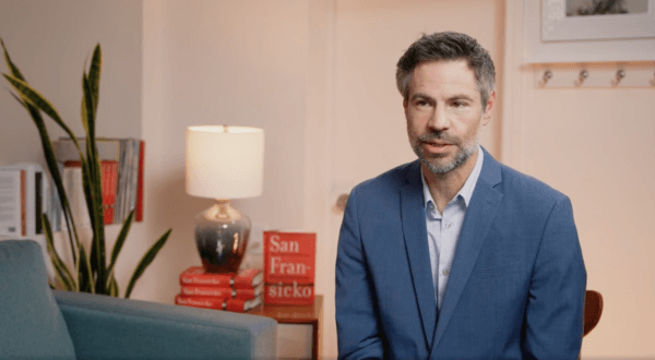Michael Shellenberger, a best-selling author and investigative reporter, speaks in the documentary “California's Crime Wave.” (The Epoch Times)