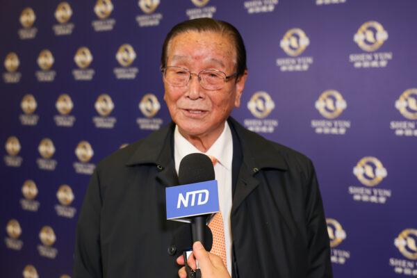 Mr. Park Sun-je, the president of Busan Free Christian Federation, attends Shen Yun Performing Arts at the Sohyang Theatre in Busan, South Korea on Feb. 2, 2023. (Kim Guk-hwan/The Epoch Times)
