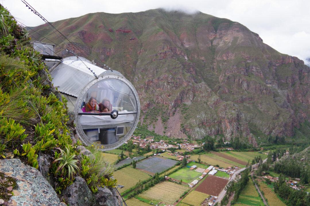Transparent Pods Hanging From a 1200-Foot Mountain Offer Incredible Views but They Aren’t for the Fainthearted