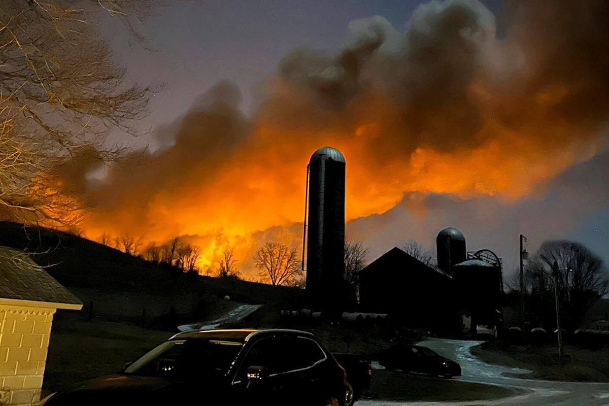 Ohio Crews Complete Toxic Chemical Release From Derailed Train