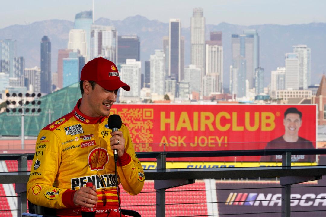 New-Look Logano Leads NASCAR Back to the LA Coliseum