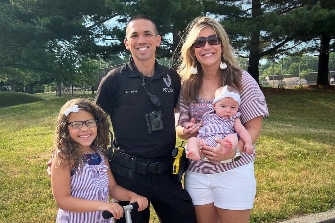 Police Officer and His Wife Adopt Abandoned Newborn Just Months After Adopting Their First Daughter