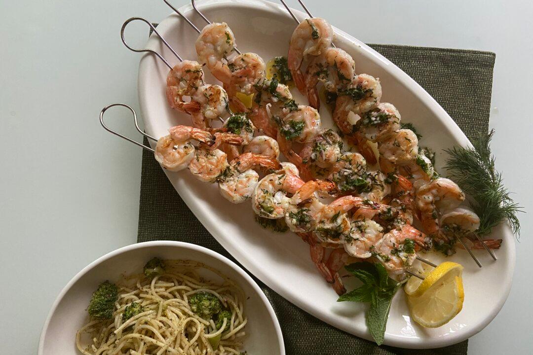 Brighten Dreary Days With Herbed Lemon Shrimp Skewers
