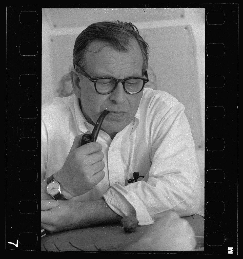 Architect Eero Saarinen, circa 1955. Library of Congress. (Public Domain)