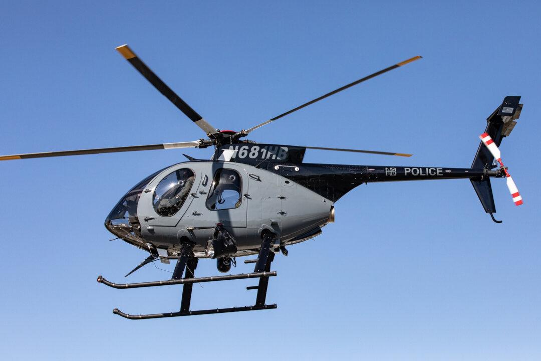 Huntington Beach Police Department Unveils Newest Patrol Helicopter
