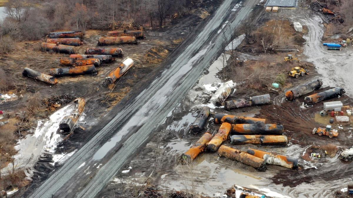 Partisan Divide Evident About Ohio Toxic Train Derailment Response