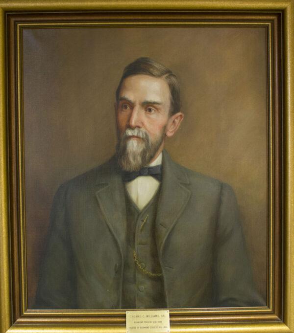 Portrait of T.C. Williams Sr., who was instrumental in establishing the law school at The University of Richmond. (Courtesy of Stuart Smith)