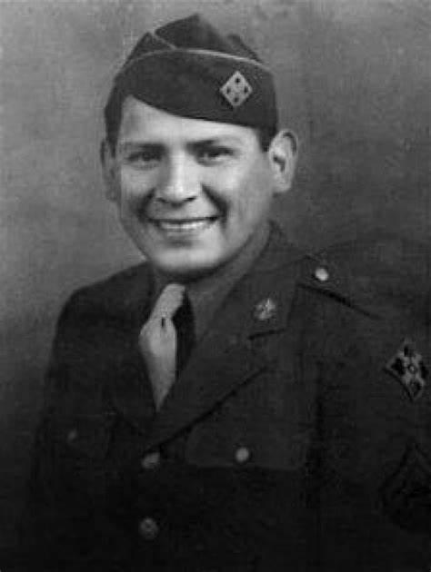 Charles Chibitty, one of the 17 young Comanche Code Talkers, served in the U.S. Army’s 4th Infantry Division. (Public domain)