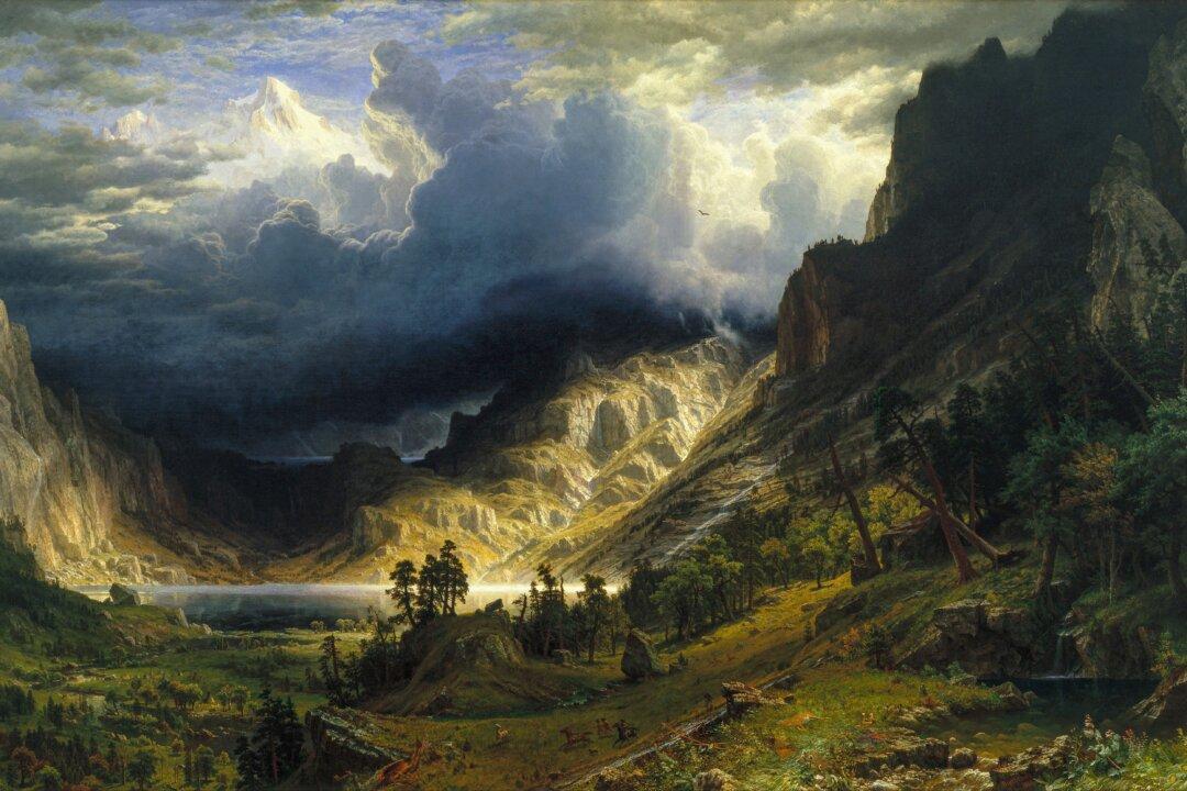 A Cinematic View of the American West Through Bierstadt’s Brushstrokes.