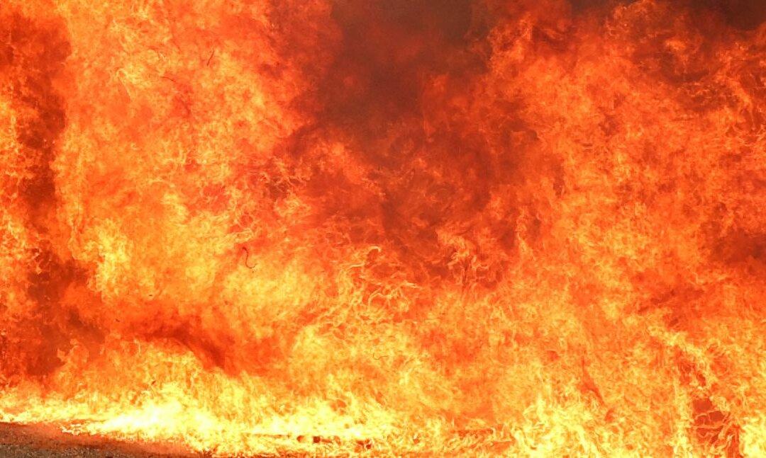 Massive Several-Acre Fire Breaks Out Near Florida Warehouse