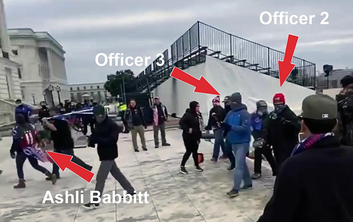 Undercover DC Police Officer Pushed Protesters Toward Capitol, Climbed Over Barricade: Court Filing