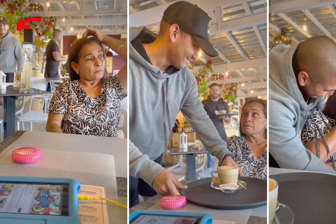 VIDEO: Son Pretends to Be Waiter Serving Mom Drink After 7 Years Apart—Her Reaction Is Stunning