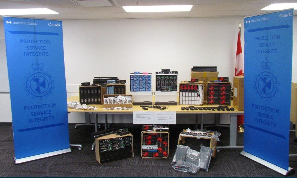 Vancouver Airport Border Security Seizes Almost 1,400 Prohibited Weapons From China