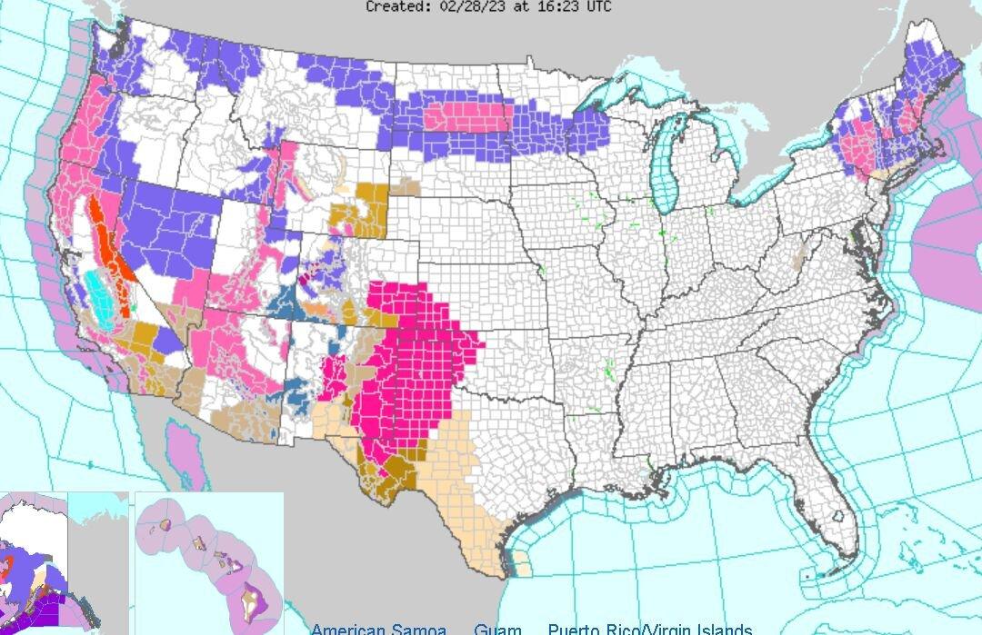 More Warnings Issued by Federal Agency Over New Winter Storm