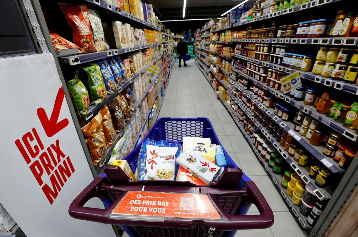 Eurozone Inflation Eases in February but Core Prices Surge