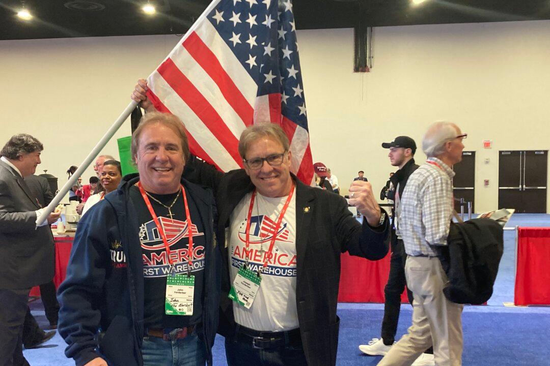 Trump Is ‘Only Choice for America,’ Flag-Waving Supporter, Others Say at CPAC