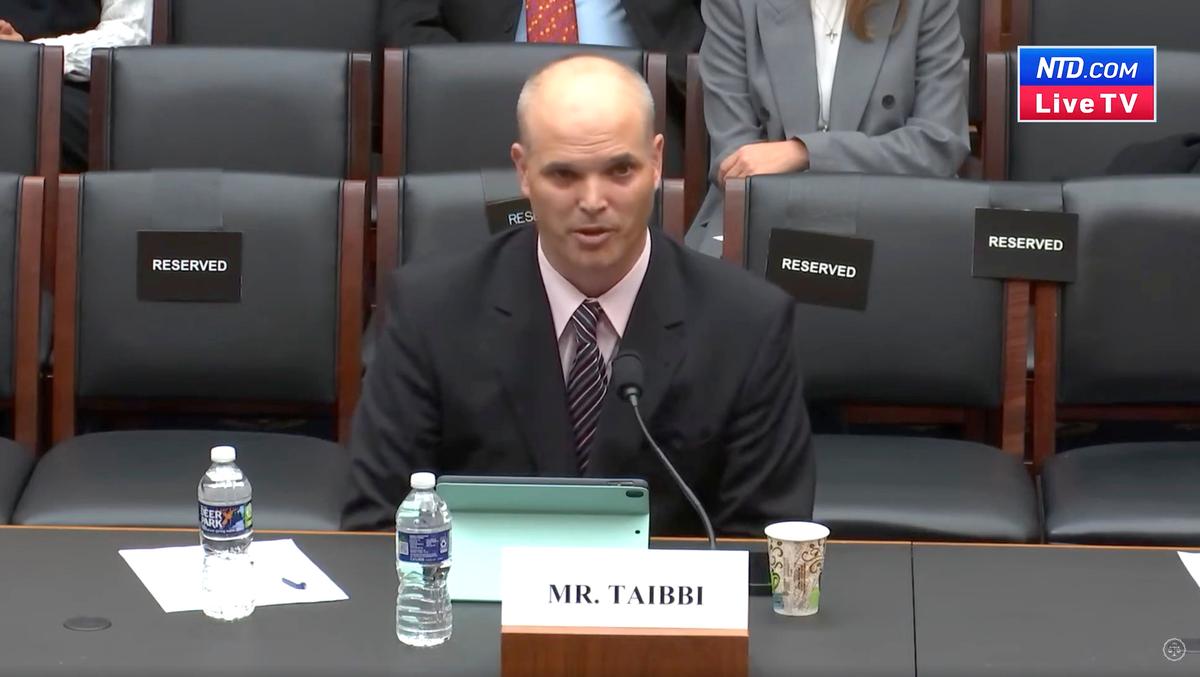 The Ominous Message Behind the Taxman’s Visit to Journalist Matt Taibbi’s Home