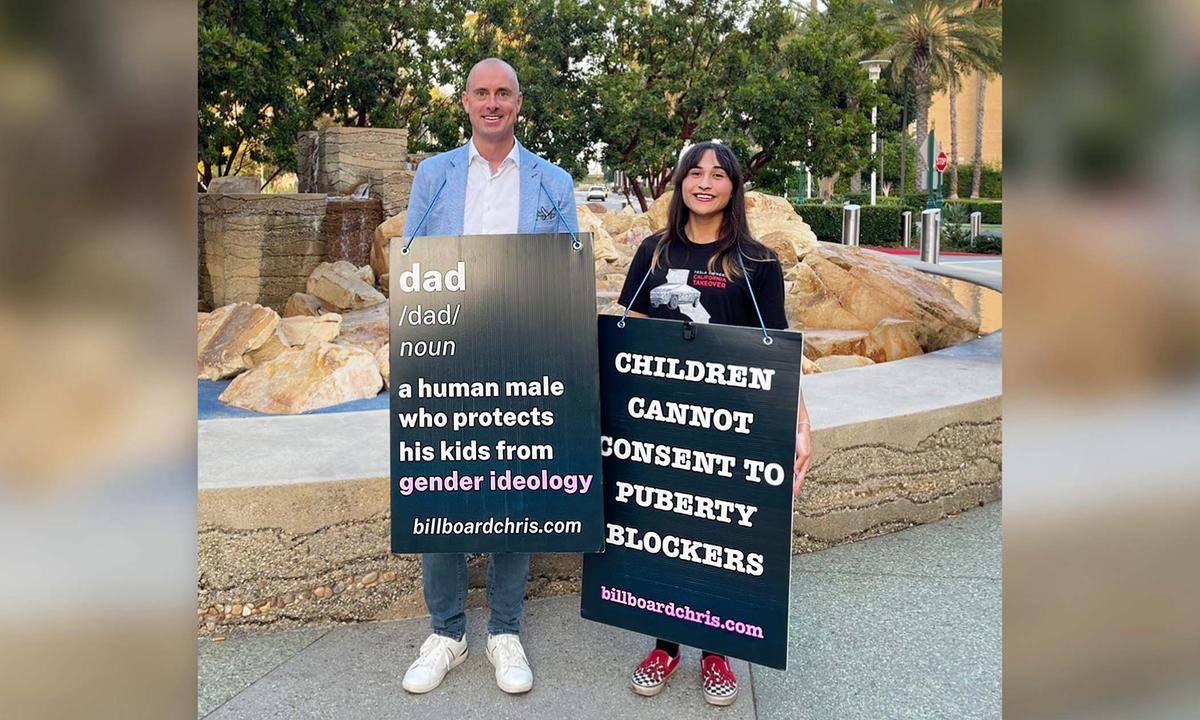 Vancouver Dad Protects Kids From Gender Ideology as ‘Human Billboard’ Talking Truth on Street