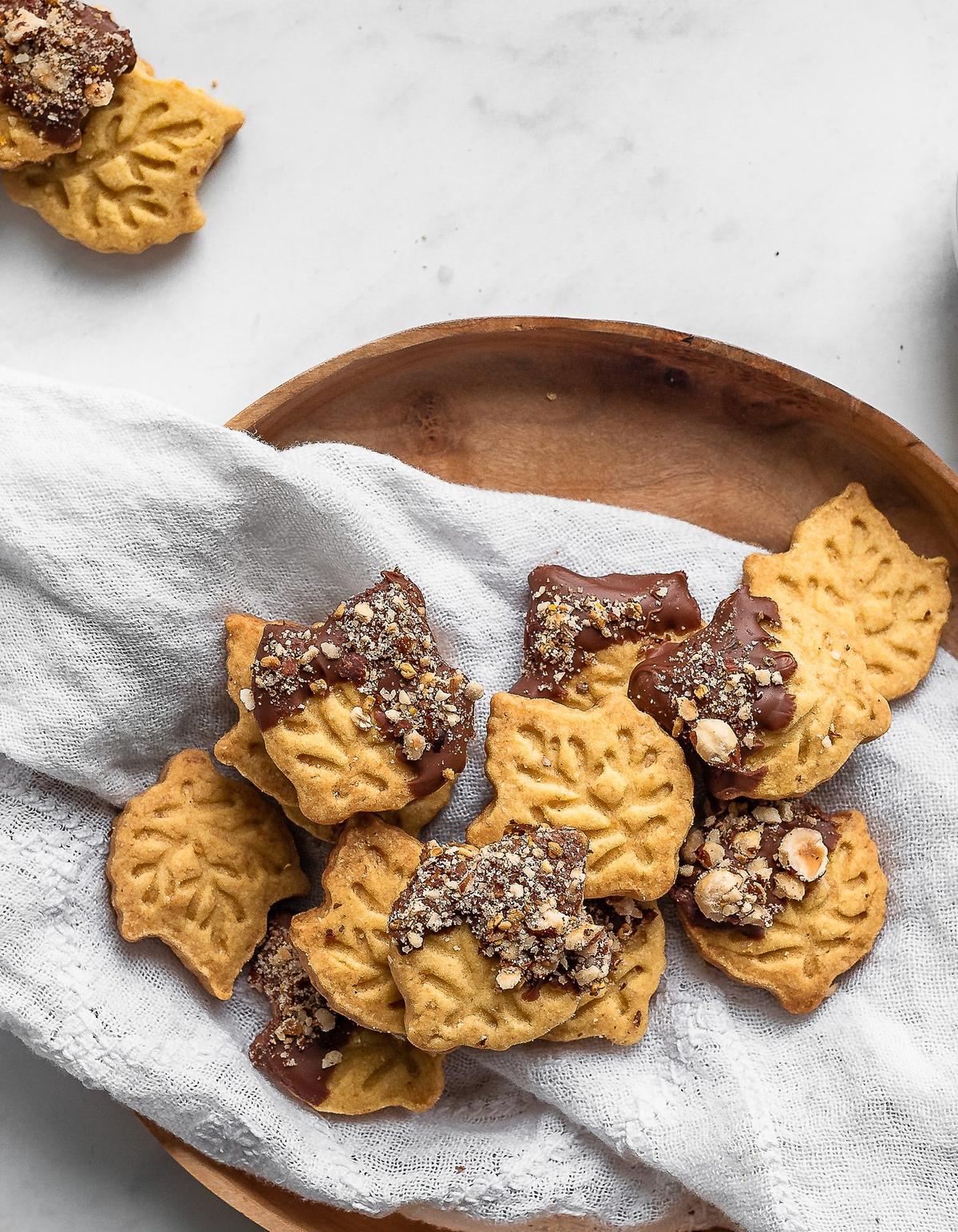 Maple Shortbread Cookies
