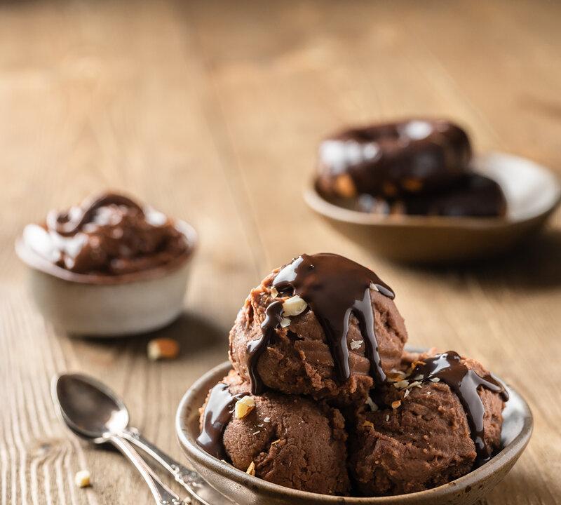 Maple-Dark Chocolate Sorbet