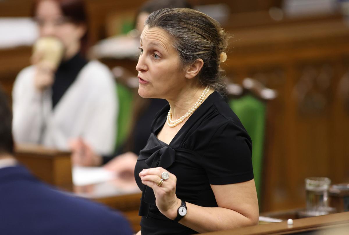 Canada’s Financial Institutions ‘Stable and Resilient’ in Face of SVB Collapse, Says Freeland