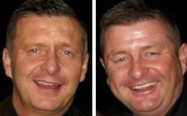 Undated images of James Gillespie (L) and his brother Barry, who are wanted by Police Scotland for drugs offences but may have been killed in Brazil. (Police Scotland)