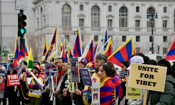 Hundreds Protest in California Against CCP’s Persecution on Anniversary of Tibetan Uprising