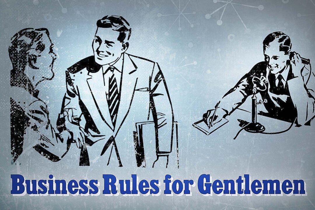 8 Rules of Business Etiquette for the Gentleman From a Manners Manual of the 1880s