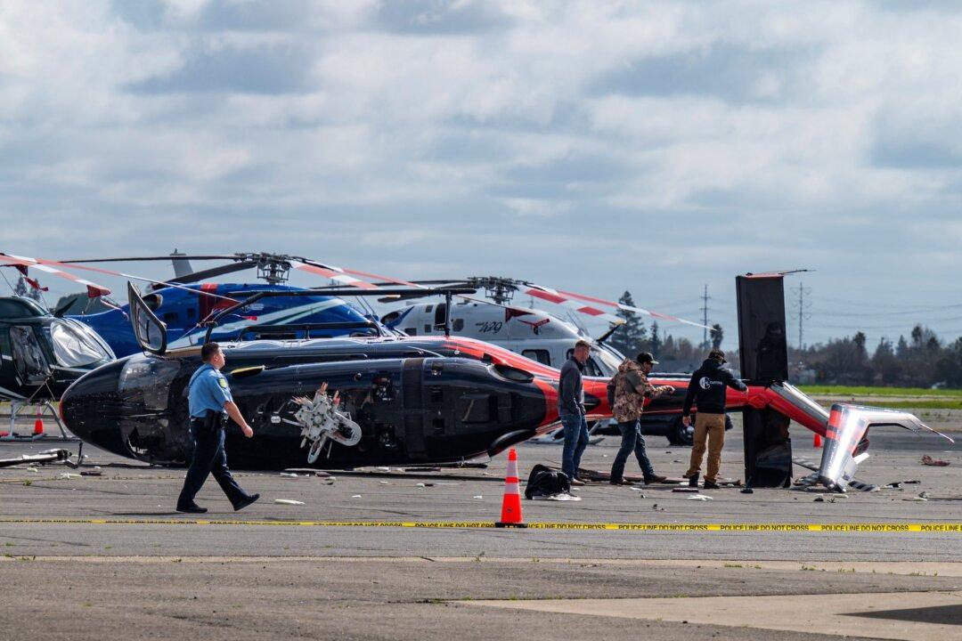 Stolen Helicopter Crashes at Sacramento Executive Airport
