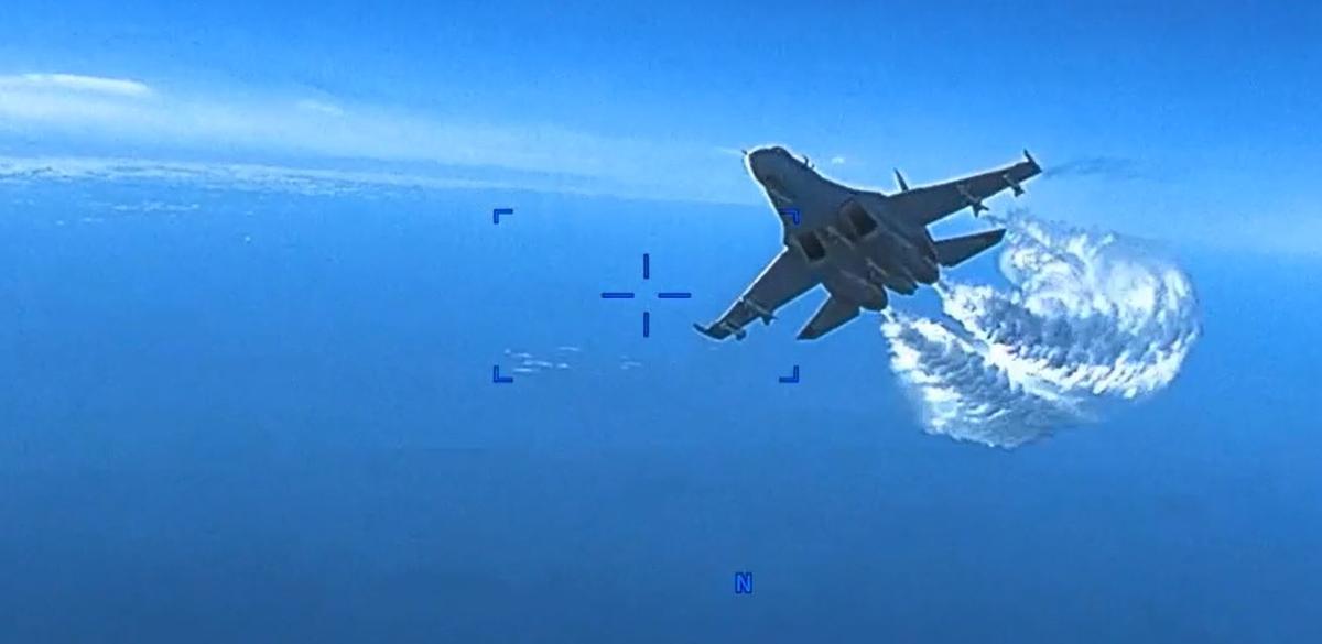 US Releases Video of Russian Jet Colliding With American Drone