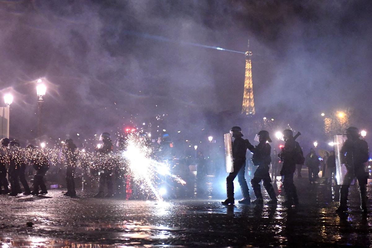 Protests Erupt Across France After Government Forces Through Pension Reform, Raising Retirement Age